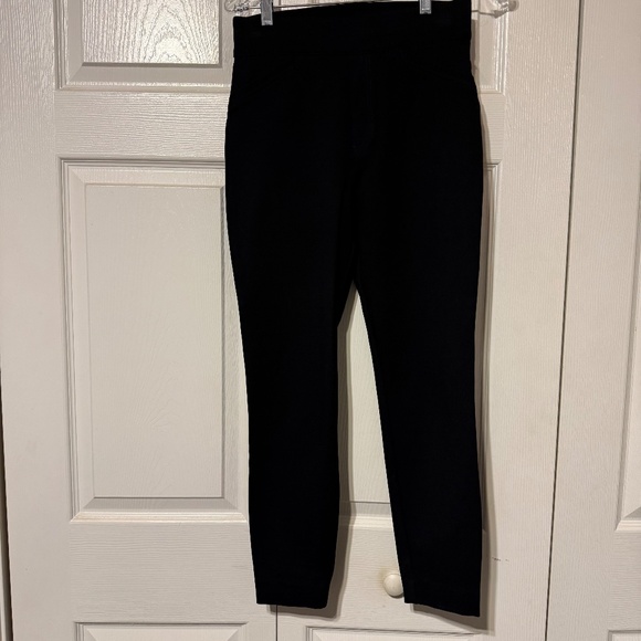 Spanx The Perfect Pant Backseam Skinny Pants Women S Black Stretch Ankle 20251R - Picture 5 of 13
